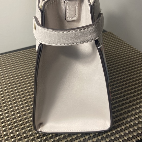 Nanette Lepore Logo Stripe Satchel In Mesh Tote - Picture 10 of 12